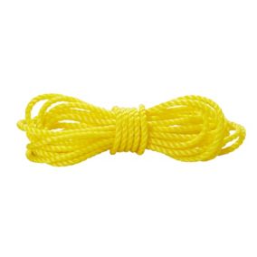 Diall Yellow Polypropylene Twisted rope, (L)100m (Dia)8mm