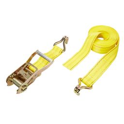 Diall Yellow Ratchet tie down & hook (L)6000mm