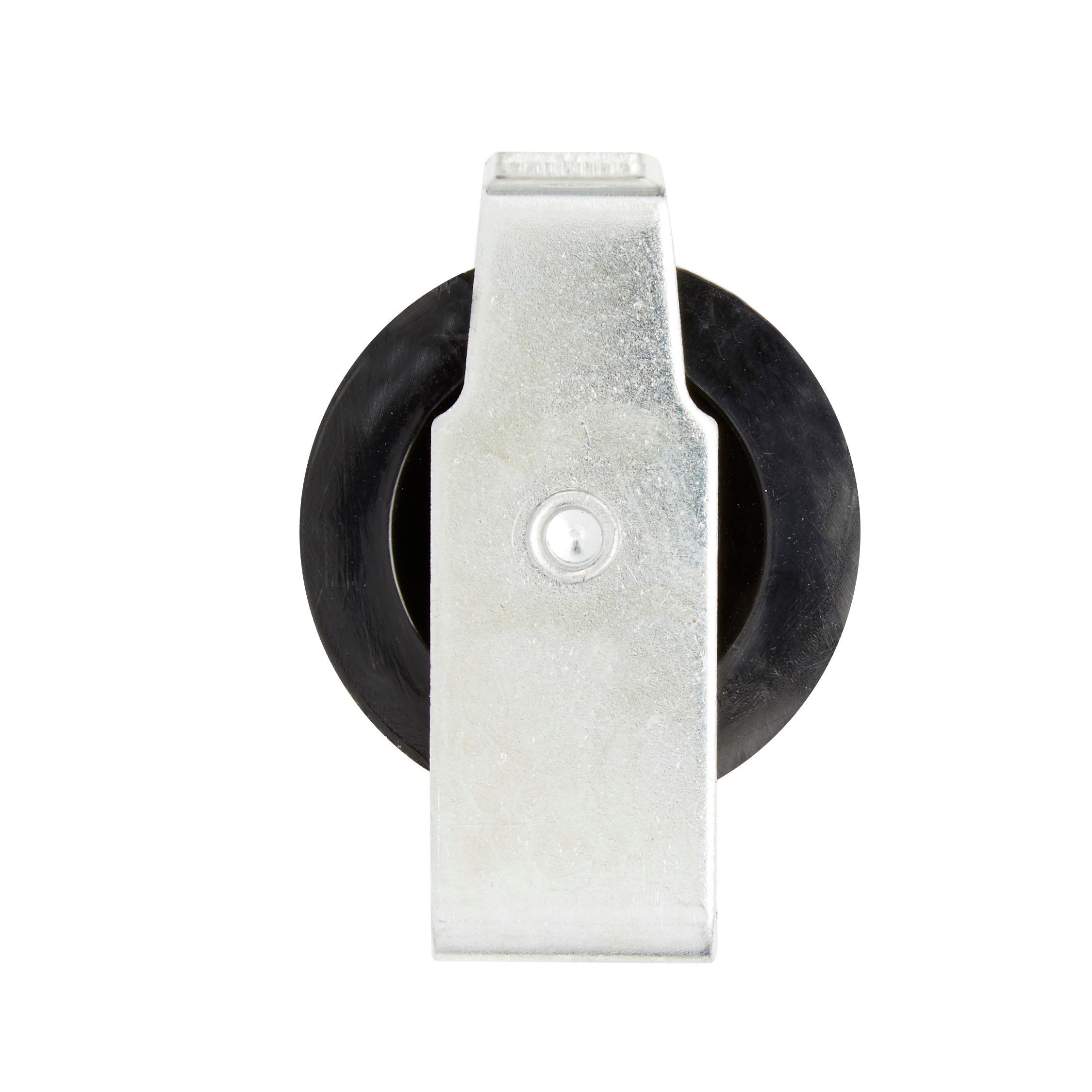 Diall Zinc-plated Black 1 wheel Pulley, (Dia)40mm (Max)35kg