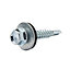 Diall Zinc-plated Carbon steel Roofing screw (Dia)5.5mm (L)32mm, Pack of 50