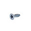 Diall Zinc-plated Carbon steel Screw (Dia)3mm (L)12mm, Pack of 20