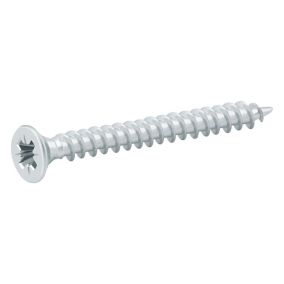 Diall Zinc-plated Carbon steel Screw (Dia)4mm (L)40mm, Pack of 20