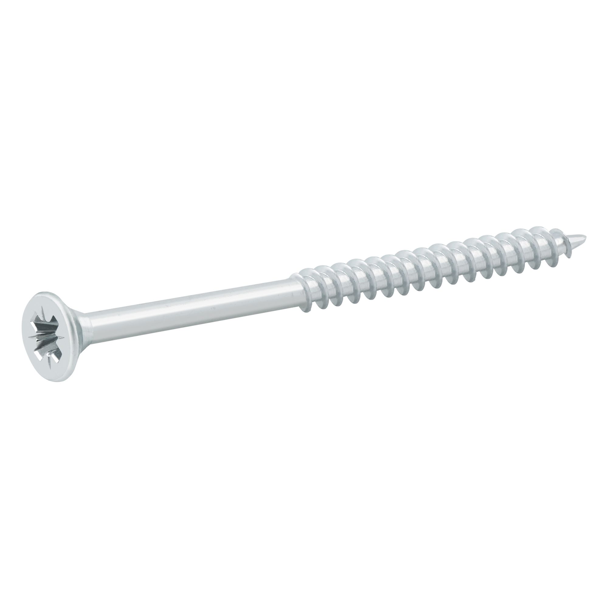 Diall Zinc-plated Carbon steel Screw (Dia)5mm (L)80mm, Pack of 20