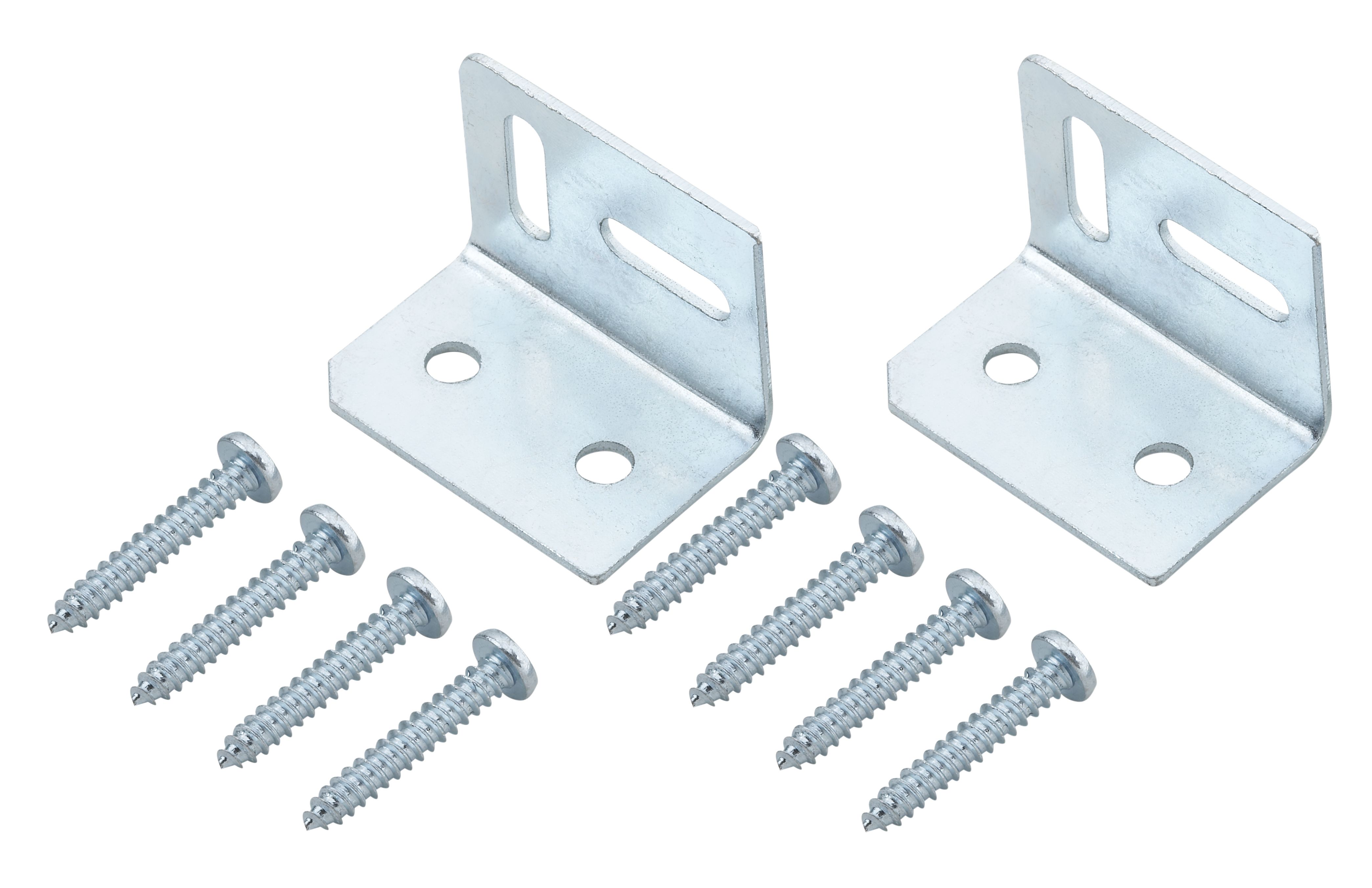 Diall Zinc-plated Mild steel Angle bracket (H)38mm (W)29mm (L)29mm, Pack of 2