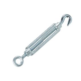 Diall Zinc-plated Stainless steel Hook & eye Turnbuckle, (Dia)8mm (Max)125kg