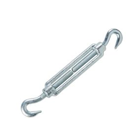 Diall Zinc-plated Stainless steel Hook & hook Turnbuckle, (Dia)12mm (Max)100kg