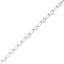 Diall Zinc-plated Steel Knotted Signalling Chain, (L)2.5m (Dia)10mm