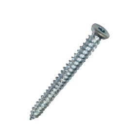 Diall Zinc-plated Steel Screw (Dia)7.5mm (L)72mm, Pack of 6