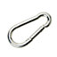 Diall Zinc-plated Steel Spring snap hook (L)50mm