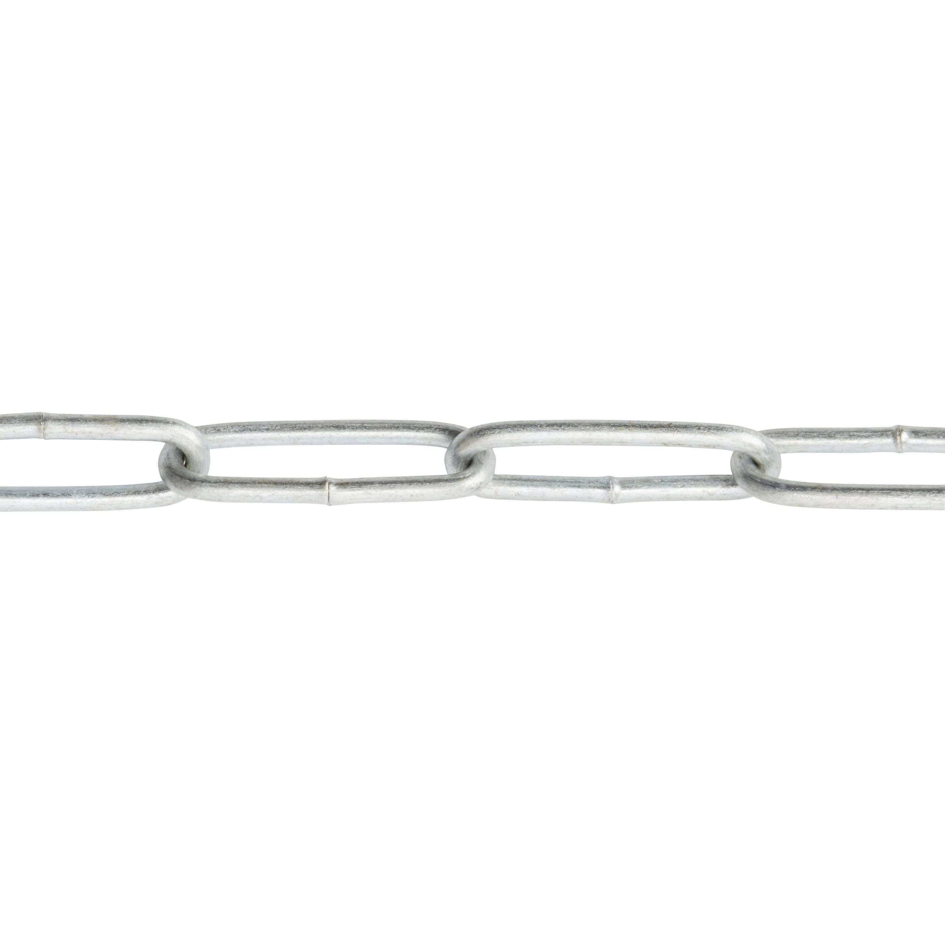Diall Zinc-plated Steel Welded Chain, (L)2.5m (Dia)2mm
