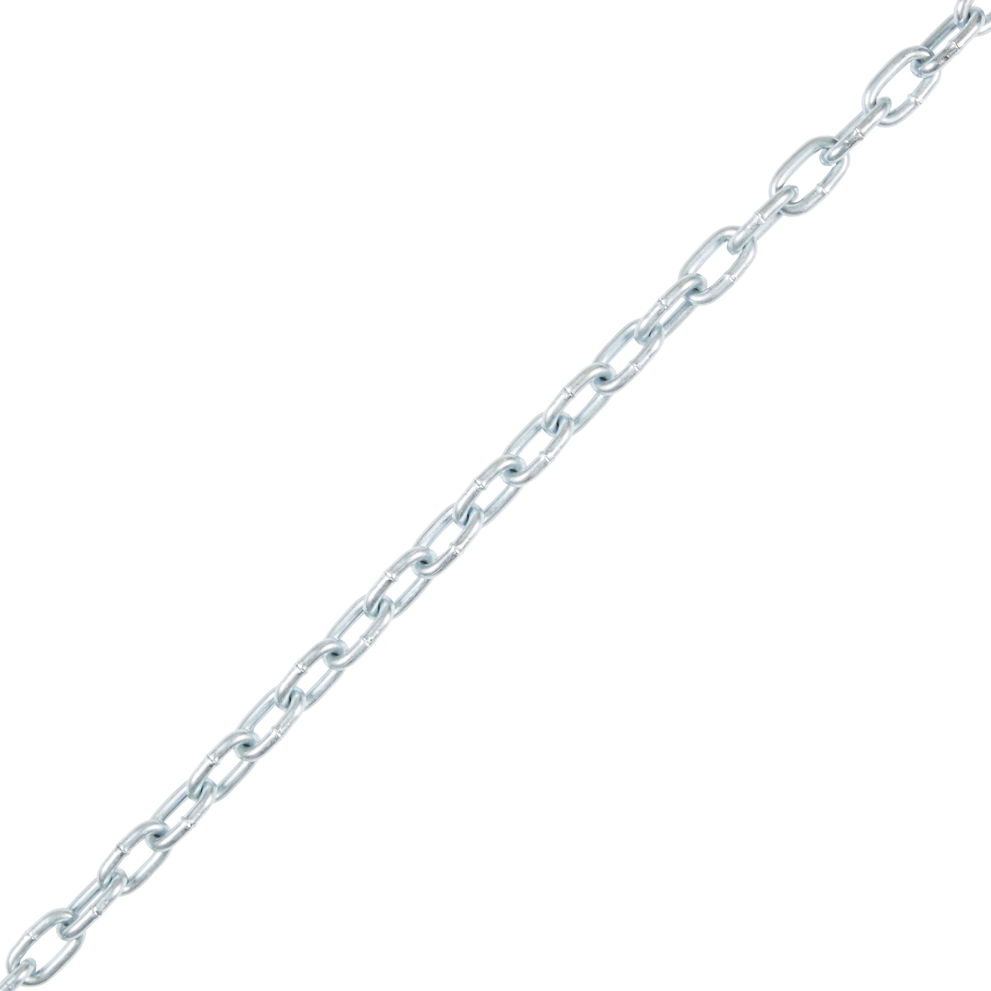 Diall Zinc-plated Steel Welded Chain, (L)2.5m (Dia)2mm