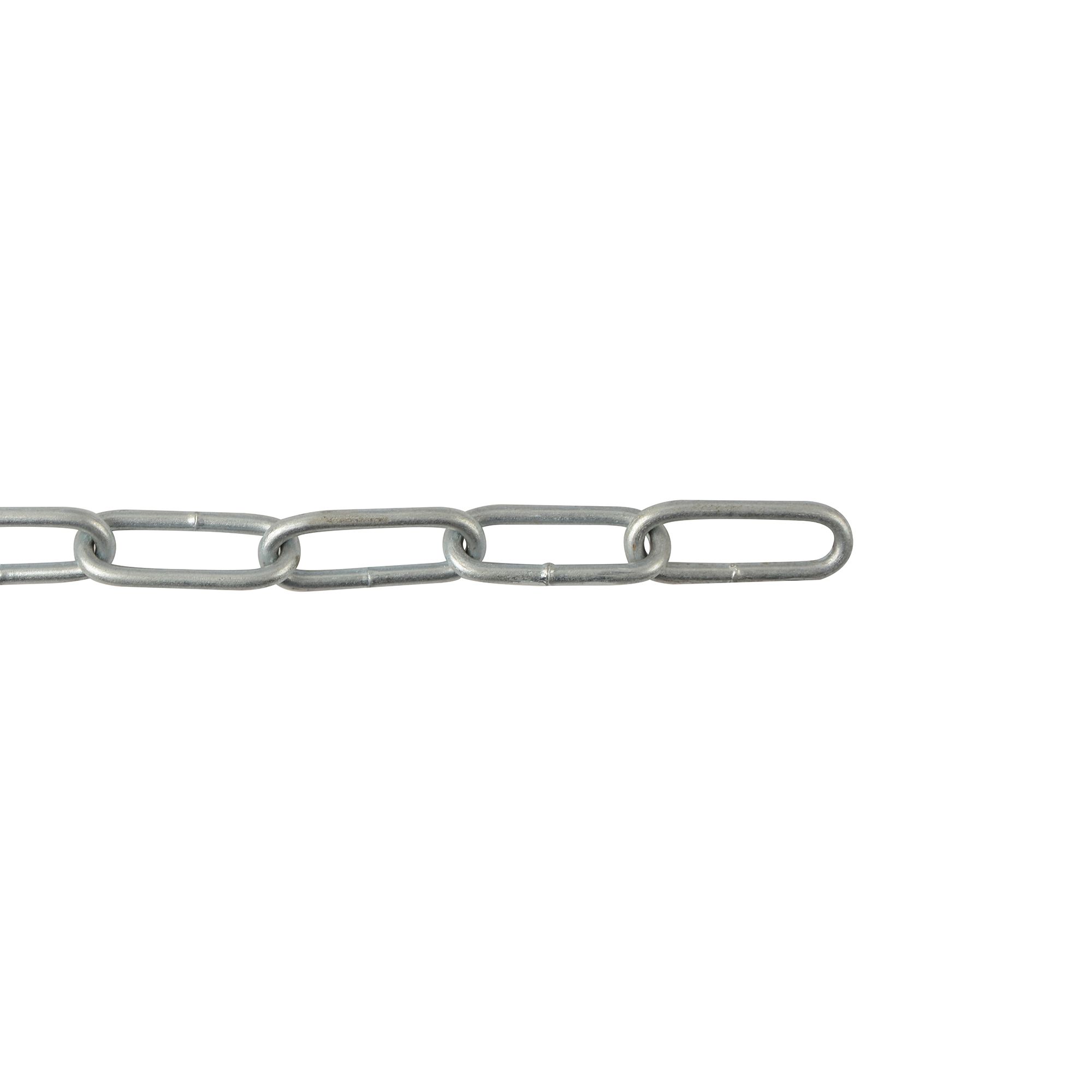 Diall Zinc-plated Steel Welded Chain, (L)25m (Dia)3mm