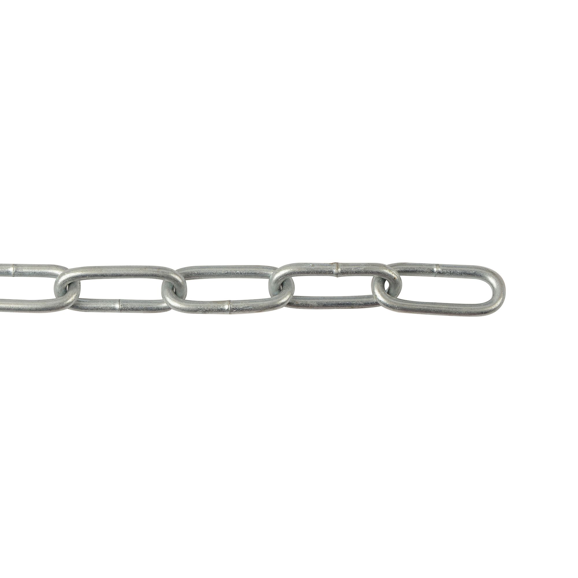 Diall Zinc-plated Steel Welded Chain, (L)25m (Dia)4mm