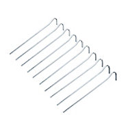 Diall Zinc-plated Steel Wire peg (L)180mm, Pack of 10