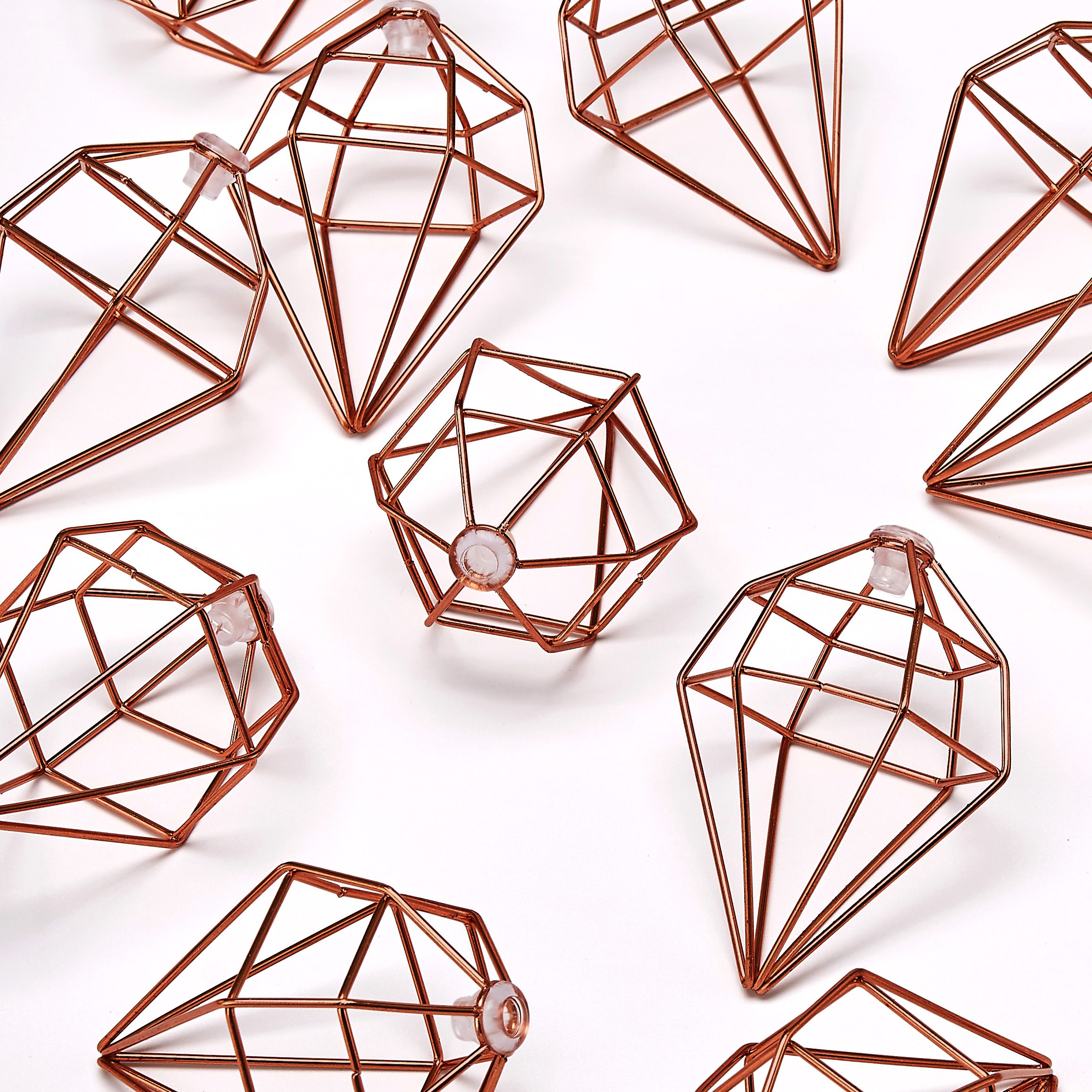 Diamond Christmas string light cap, Pack of 25