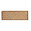 Diamond lattice Dip treated Trellis panel (W)1.83m (H)0.61m, Pack of 5