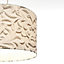 Digi Cream Carved stone Light shade (D)35cm