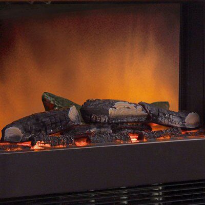 Dimplex Bizet Chrome effect Electric Fire