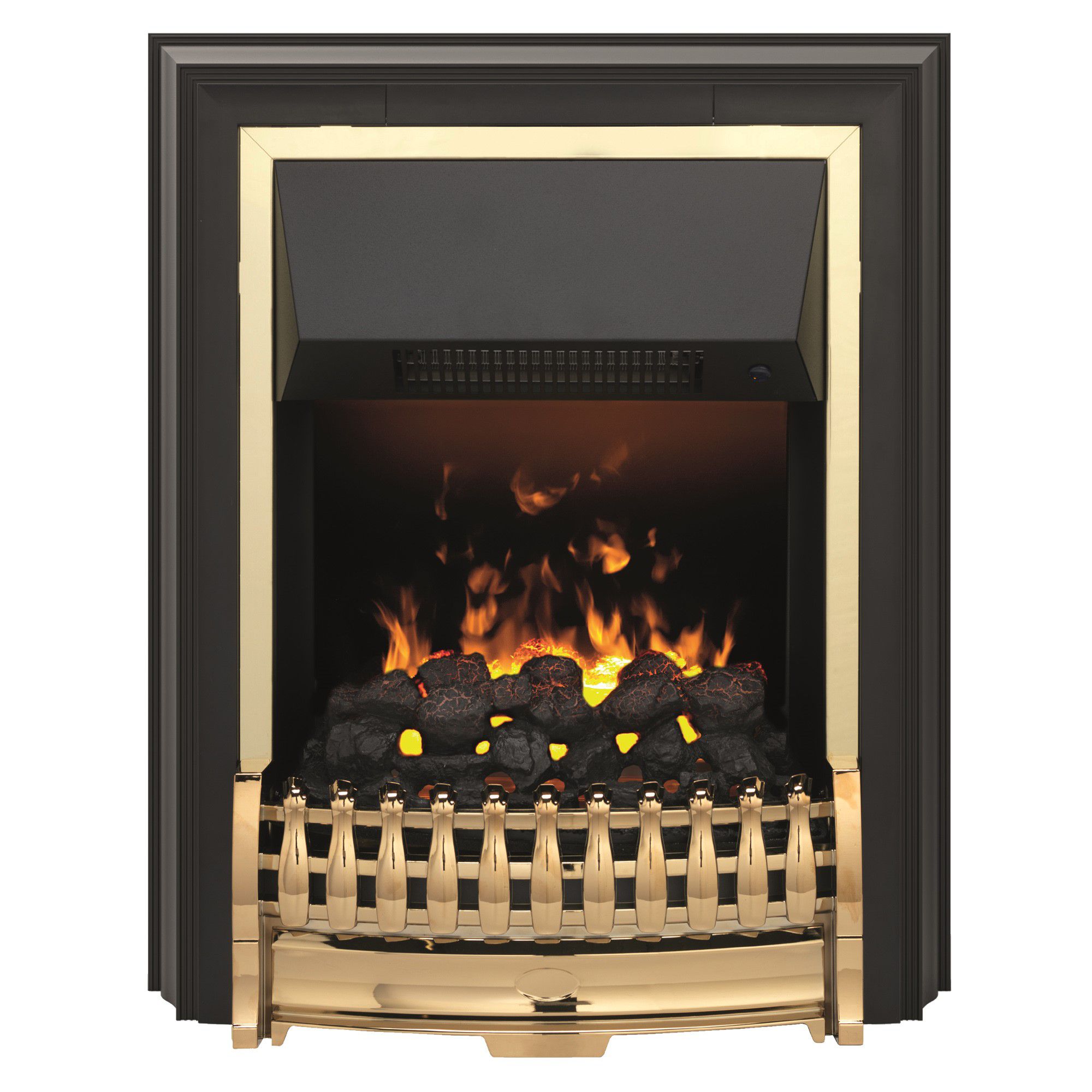 Dimplex Bramdean 2kW Gloss Brass effect Electric Fire