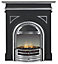 Dimplex Burlington Black Chrome effect Electric fire suite