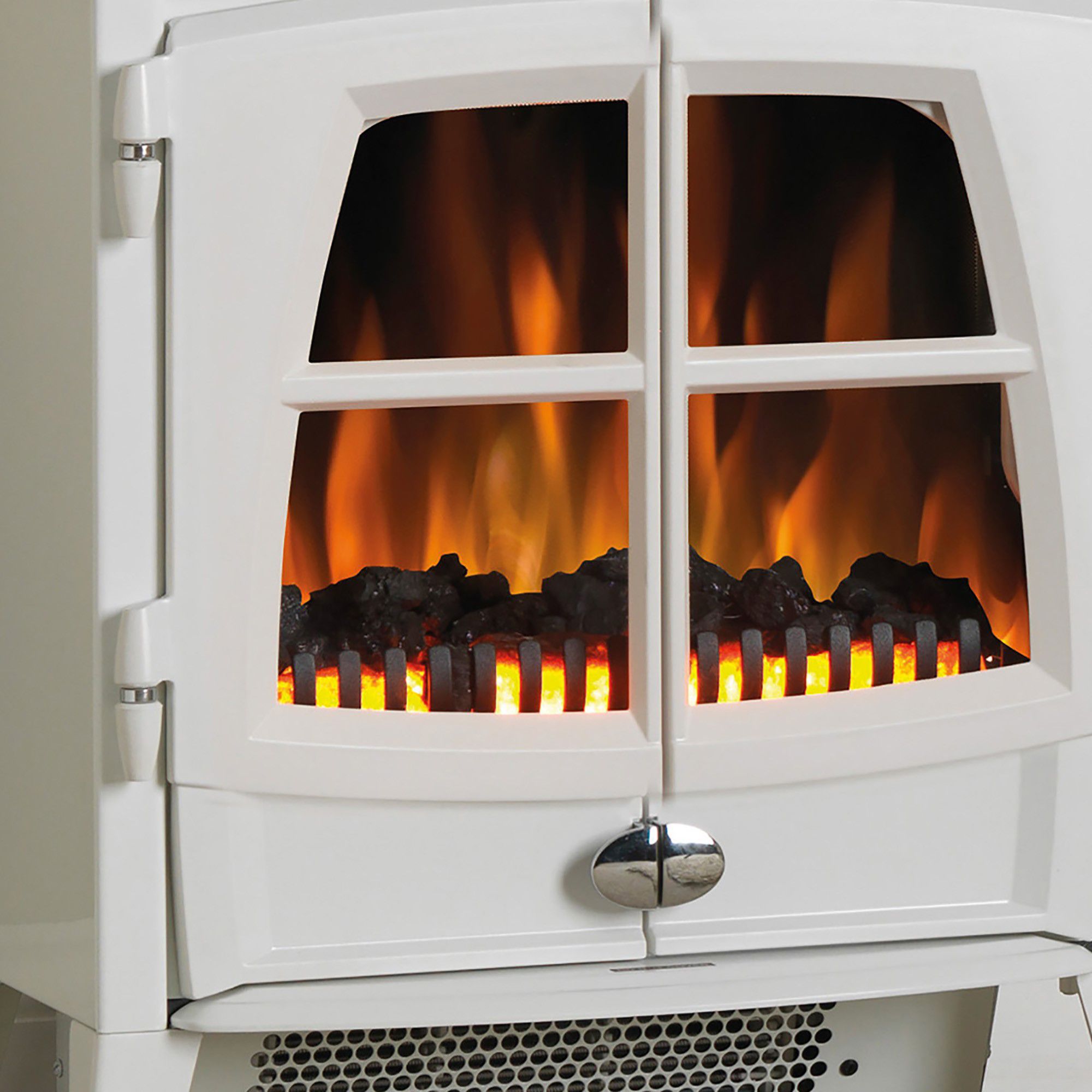 Dimplex Jazz 2kW White Electric Stove (H)597mm (W)510mm | DIY at B&Q