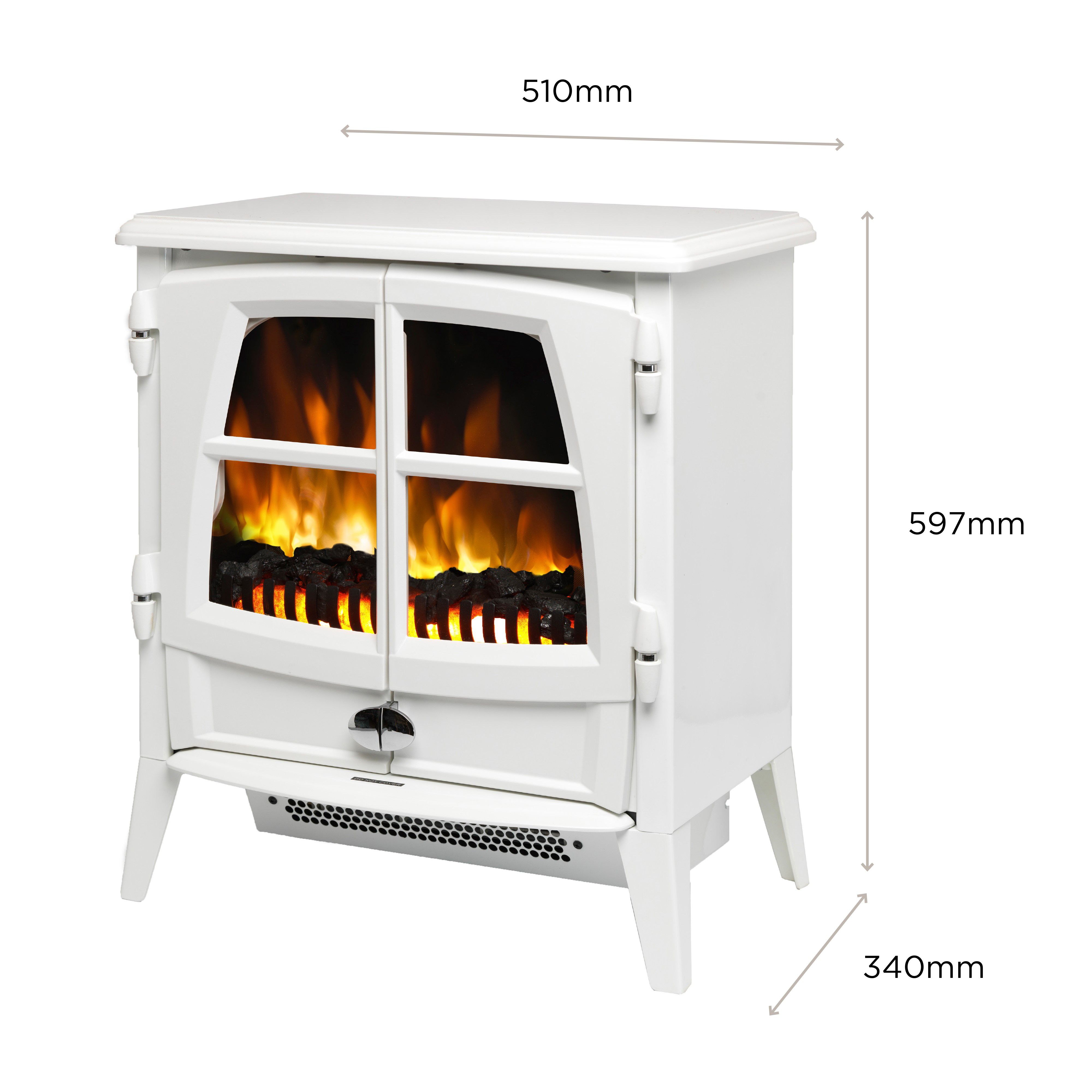 Dimplex Jazz 2kW White Electric Stove | DIY at Bu0026Q