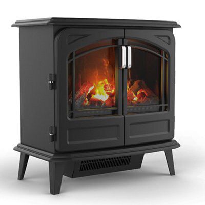 Dimplex Opti-Myst Grand Noir Cast enamel effect Electric Stove | DIY at Bu0026Q