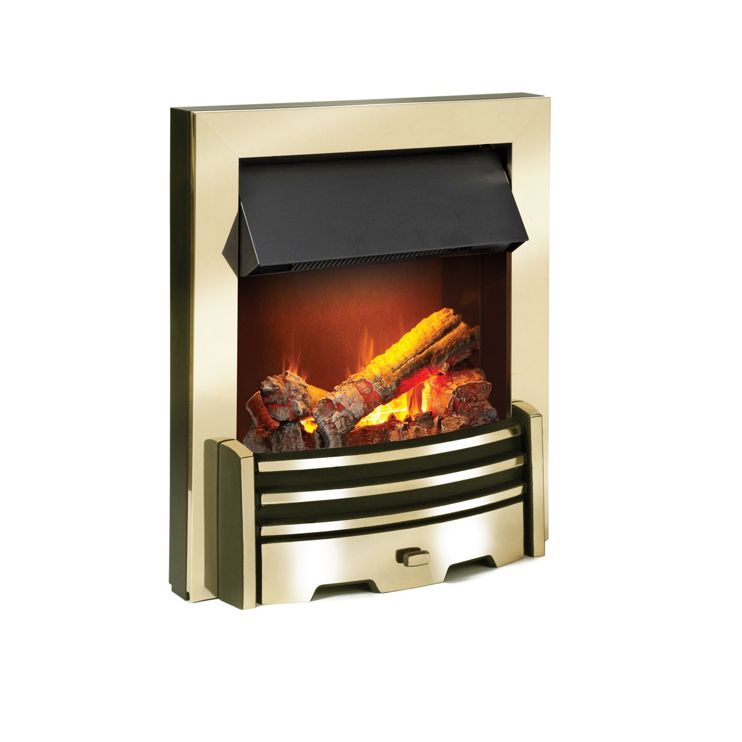 Dimplex Opti-myst Brass effect Electric Fire | DIY at Bu0026Q