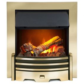 Dimplex Opti-myst Brass effect Electric Fire