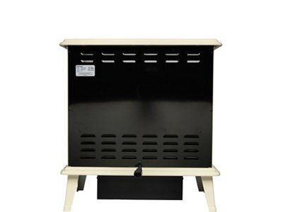 Dimplex Opti-myst Grand Cream Cast enamel effect Electric Stove | DIY at Bu0026Q