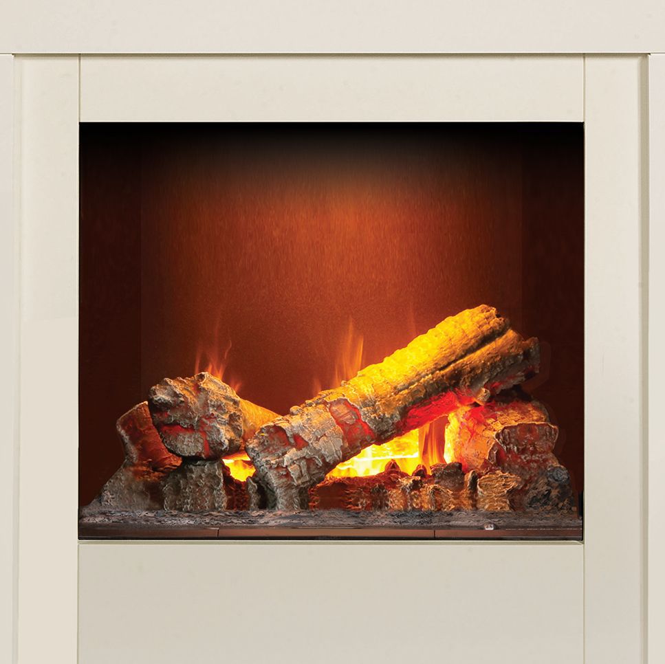 Dimplex Opti-myst Warm white Electric Fire suite | DIY at Bu0026Q