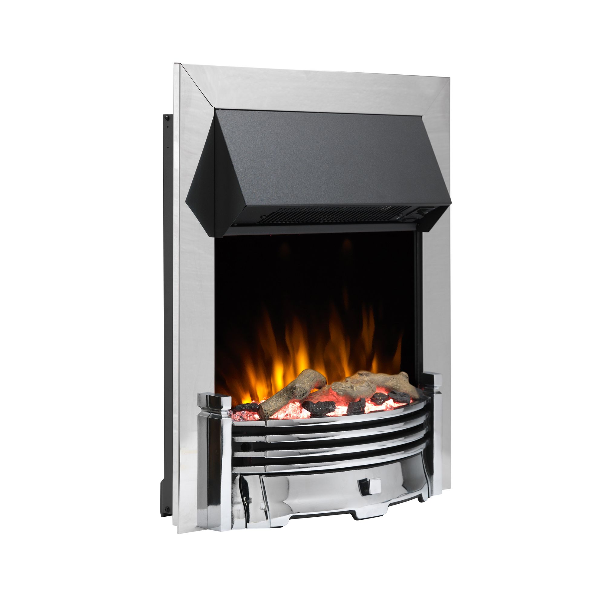 Dimplex Optiflame 2kW Chrome effect Electric Fire