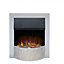 Dimplex Optiflame Gorstan Contemporary 2kW Chrome effect Electric Fire