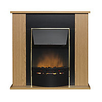 Dimplex Optisuite2Go Brushed metal effect Electric fire suite