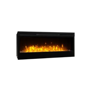 Dimplex Prism 50 1.1kW Gloss Black Glass effect Electric Fire (H)457mm (W)1230mm (D)179mm