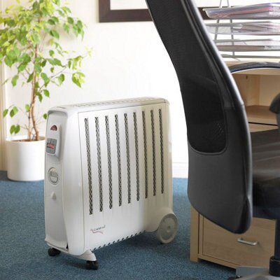 Dimplex White Oil-free radiator