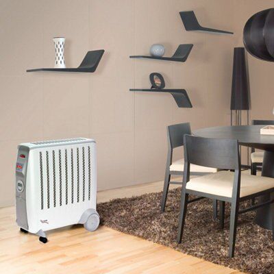 Dimplex White Oil-free radiator