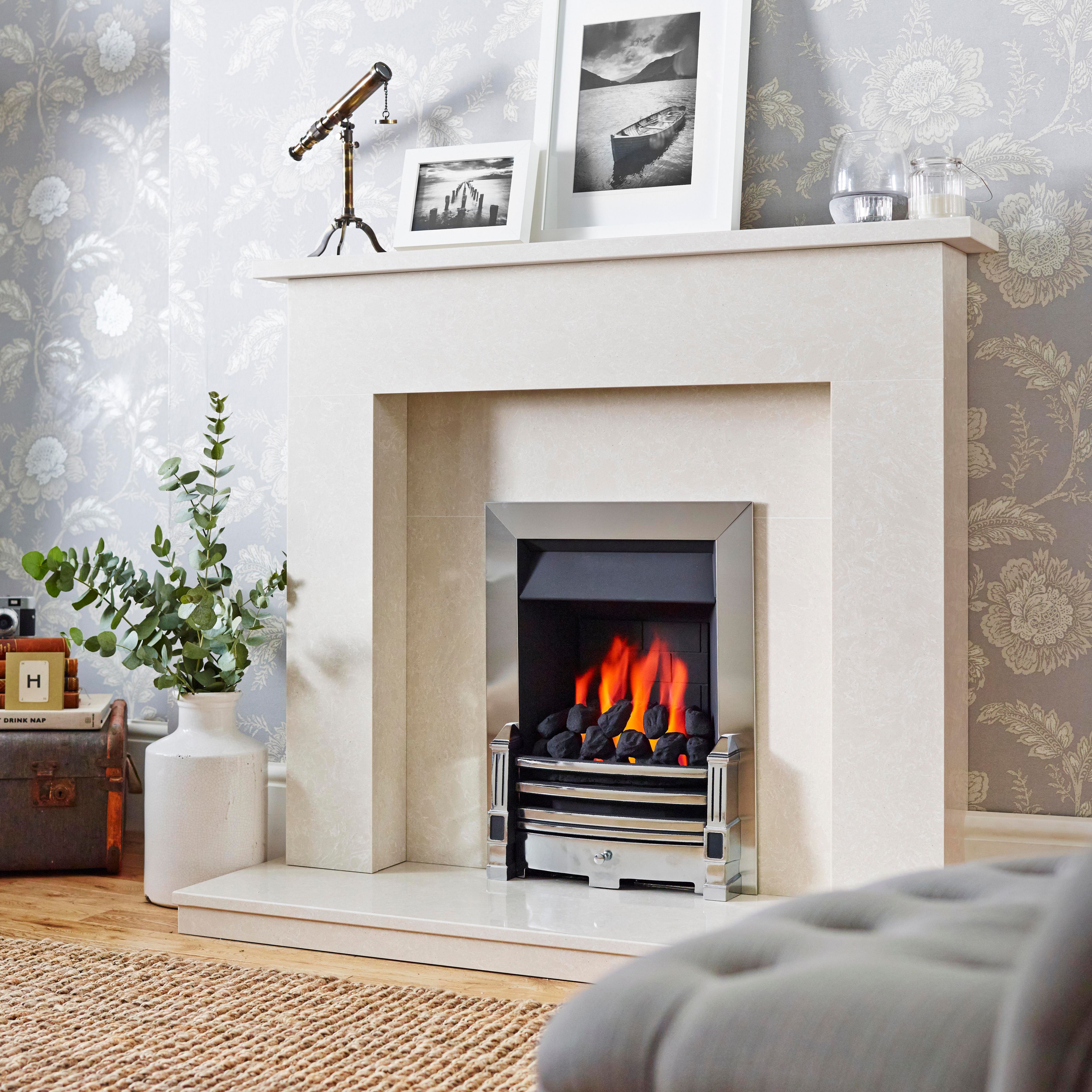 Dimplex Whitsbury Chrome Gas Fire