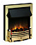 Dimplex Whitsbury White Brass effect Electric Fire