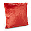 Dinah Faux fur Red Cushion