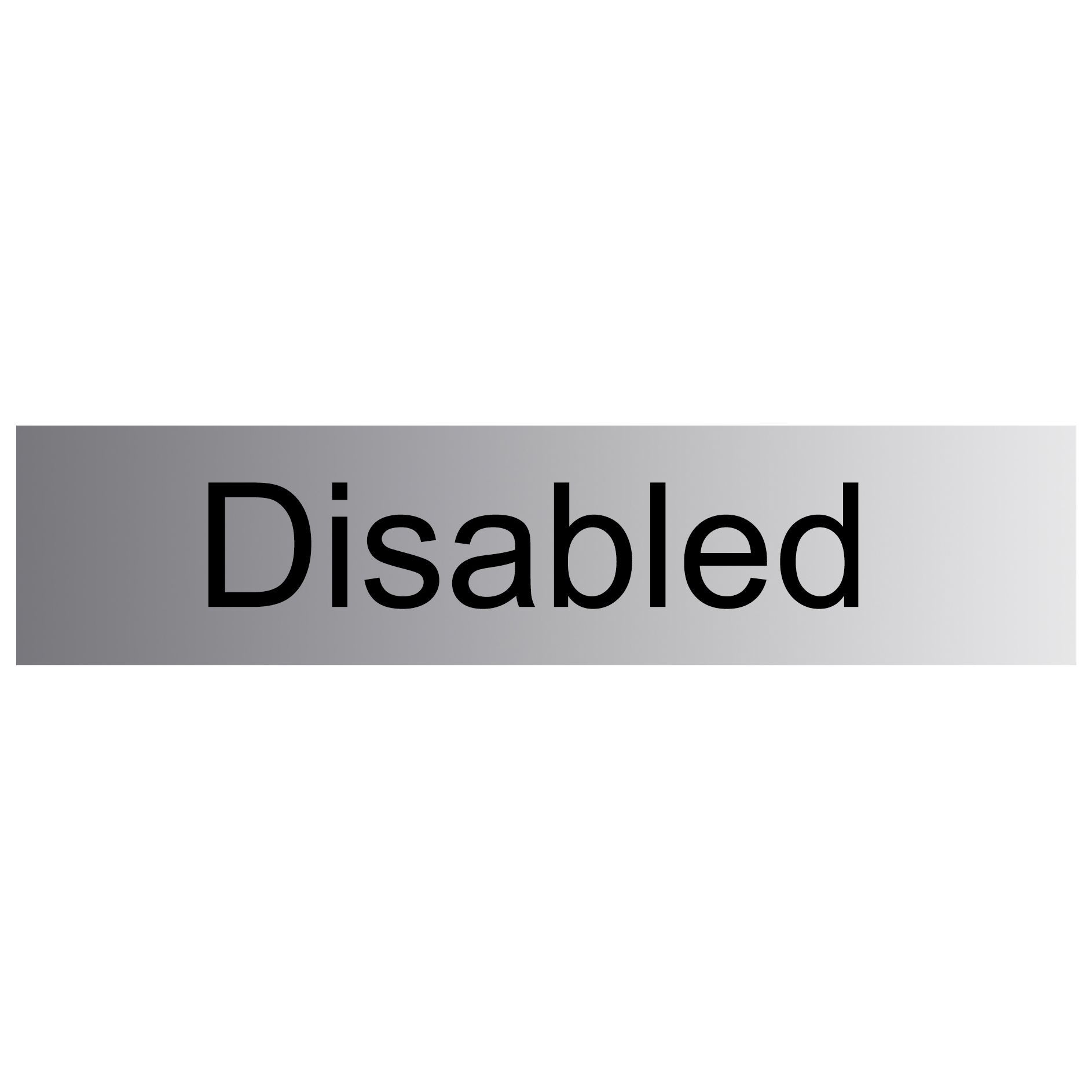 Disabled Selfadhesive labels, (H)50mm (W)200mm DIY at B&Q