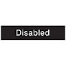 Disabled Self-adhesive labels, (H)50mm (W)200mm