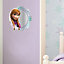 Disney Frozen Printed Multicolour Circular Frameless Unframed mirror (H)300mm (W)300mm