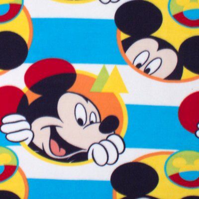 Disney Mickey Mouse Multicolour Fleece Blanket