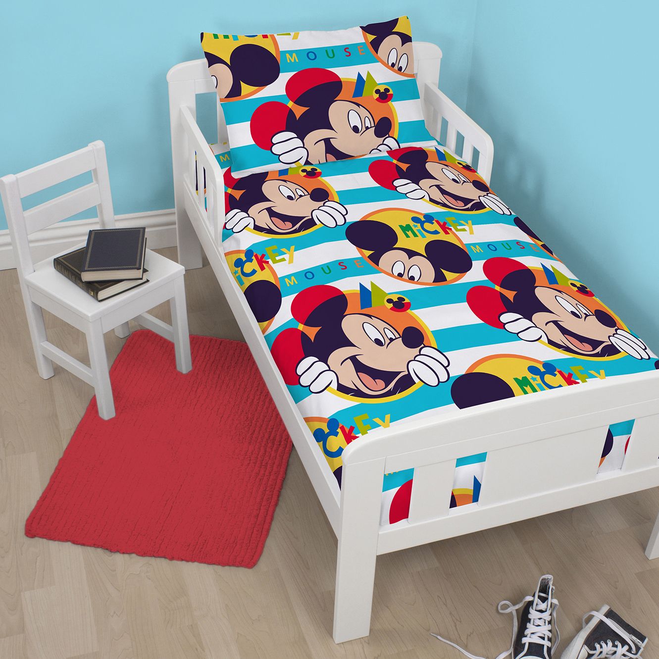 Disney Mickey Mouse Multicolour Junior Bundle bed set | DIY at B&Q