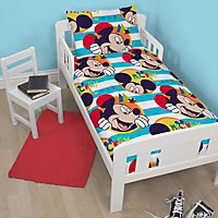 Disney Minnie Mouse Mickey Mouse Multicolour Junior Bundle bed set