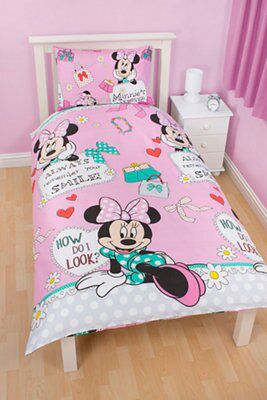 Minnie mouse 2025 double duvet set