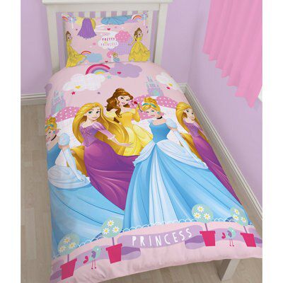 Disney Princess enchanting Multicolour Single Bedding set