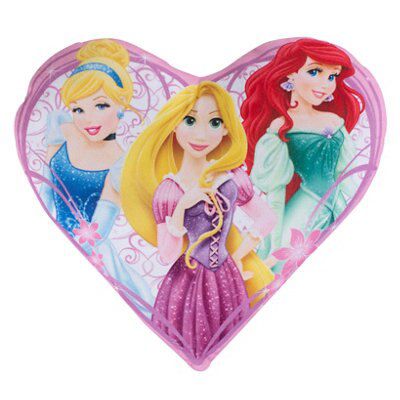 Disney Princess Multicolour Princess Print effect Cushion, (L)35cm x (W)35cm