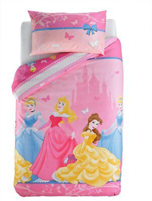 Disney princess hotsell single bedding